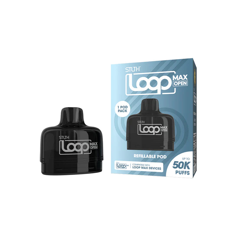 STLTH LOOP MAX OPEN - 15mL Empty/Refillable Pods for LOOP MAX Device 1pk