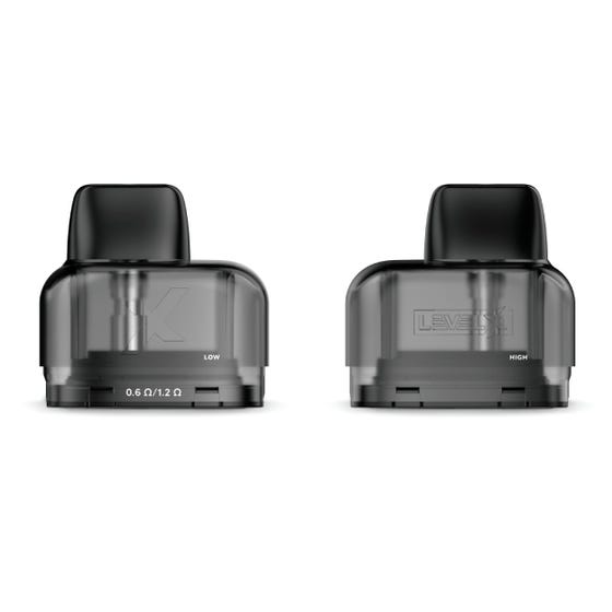 Level X Refillable Dual Coil Pod 5.5mL 0.6/1.2ohm