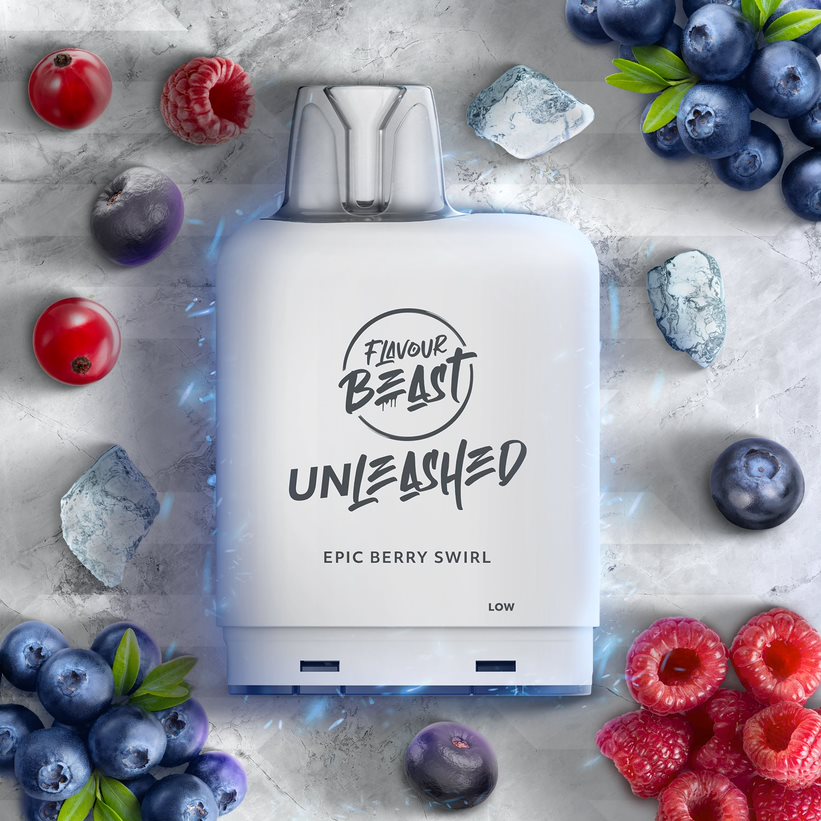 Flavour Beast Unleashed LEVEL X BOOST Pod - 20mL Pre-Filled 20 mg/mL Salt Nicotine Pod