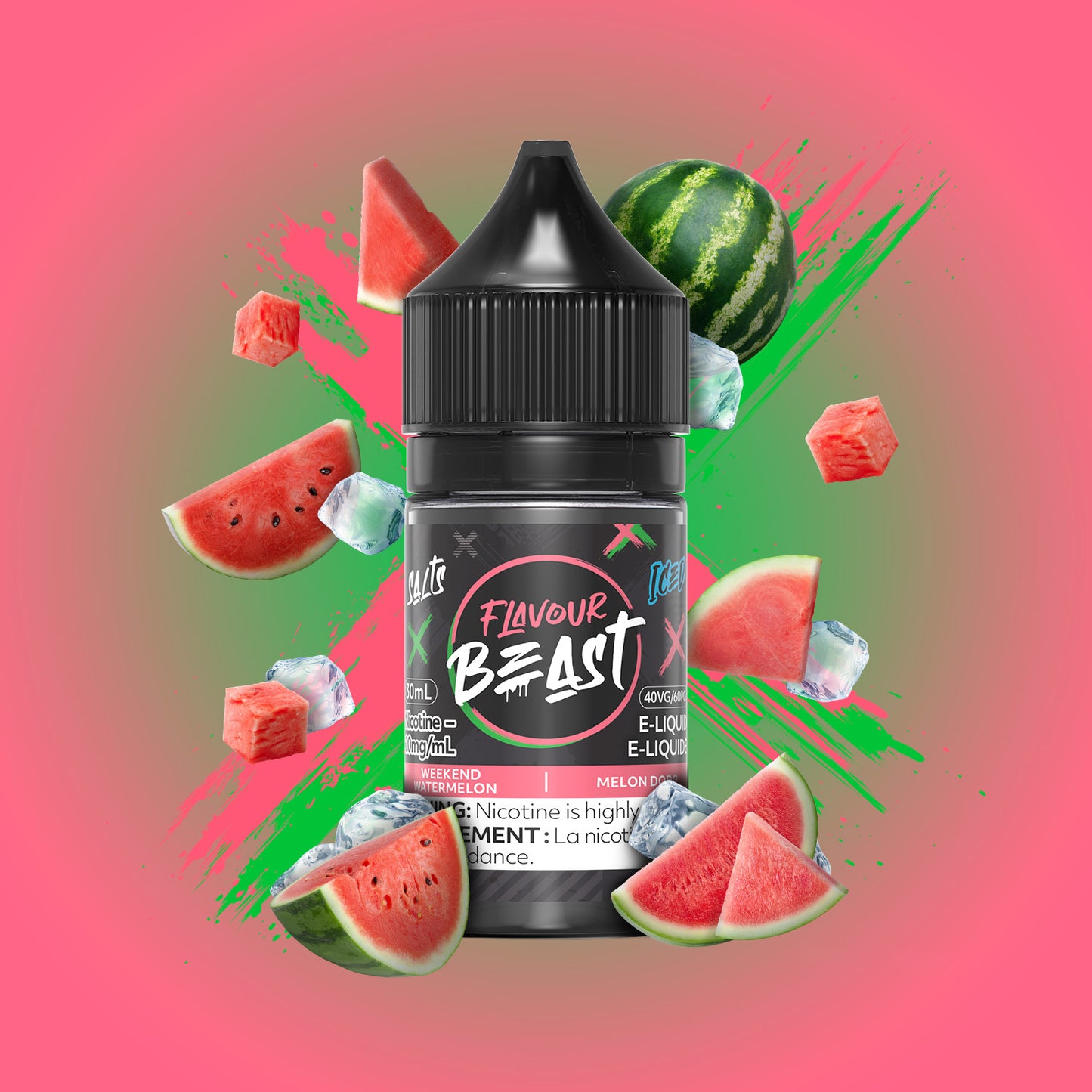 Flavour Beast E-Liquid - Salt Nicotine (10 mg/mL & 20 mg/mL) 30mL