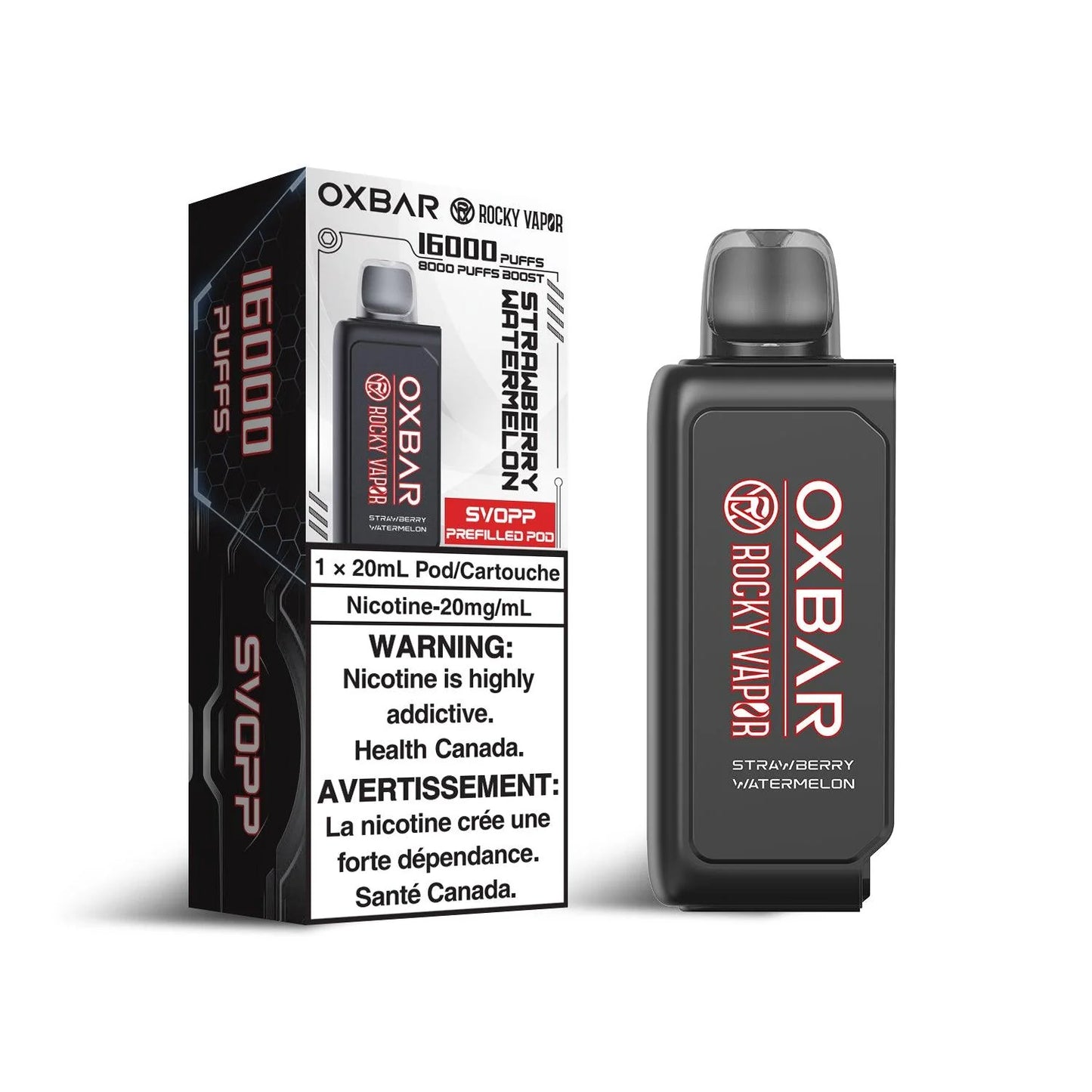 Oxbar SVOPP 20mL Pre-filled Pod - 20 mg/mL Salt Nicotine