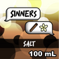 Sinister Phogg Salt Nicotine E-Liquid - 100mL Value Size