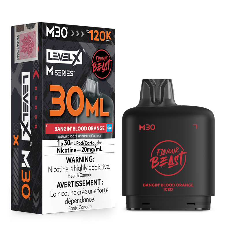 Level X Flavour Beast M30 Series 30mL Pre-Filled Pods - 20mg/mL Salt Nicotine