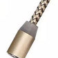 2 in 1 USB charging cable with 360 degree swivel magnetic head