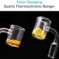 Thermochromic Thermal Banger Sand Colour, Clear Joint, Clear, 14 mm M